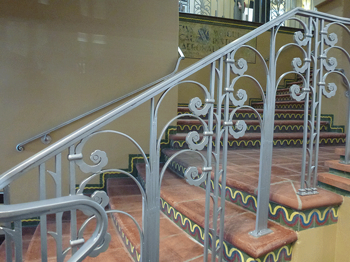 GCAT, Replica Stair Railing (Source: Webmaster)
