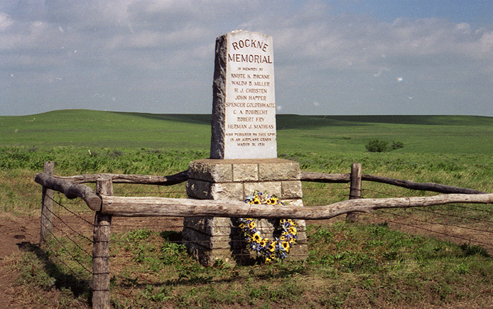 NC999E Crash Memorial, 2000 (Source: Woodling) 
