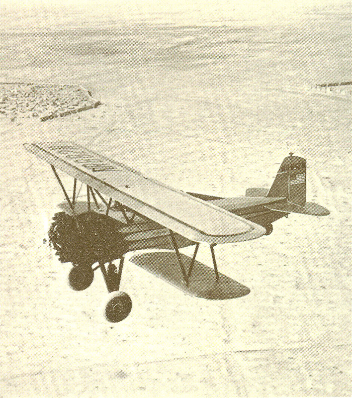 Stearman NR882N Aloft Over Samarra, Ca. November, 1931 (Source: Halliburton)