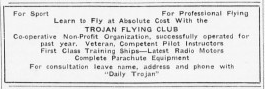 Club Advertisement, Daily Trojan, March 17, 1930 (Source: Woodling) 