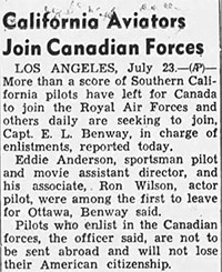 Oakland Tribune, July 23, 1940 (Source: newspapers.com)