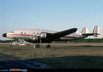 Lockheed Constellation N6021C, Flight Number 987/30, Date & Location of Photograph Unknown (Source: Link) 