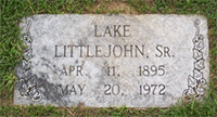 J.L. Littlejohn, Headstone, 1972 (Source: FindaGrave)
