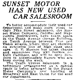 Seattle Sunday Times, March 10, 1918 (Source: Woodling) 