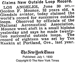 The New York Times, July 1, 1930 (Source: NYT) 