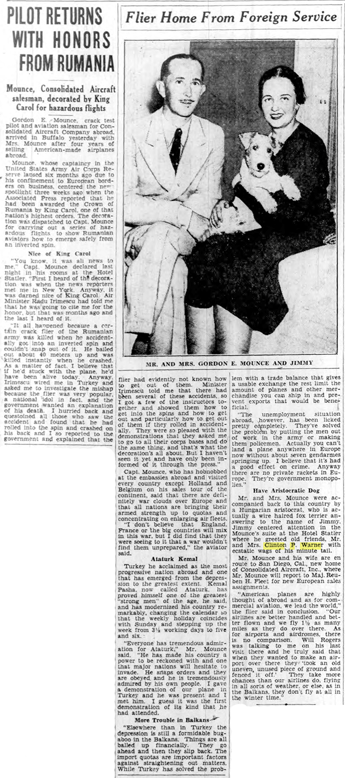 Buffalo Courier-Express (NY), August 27, 1935 (Source: Site Visitor)